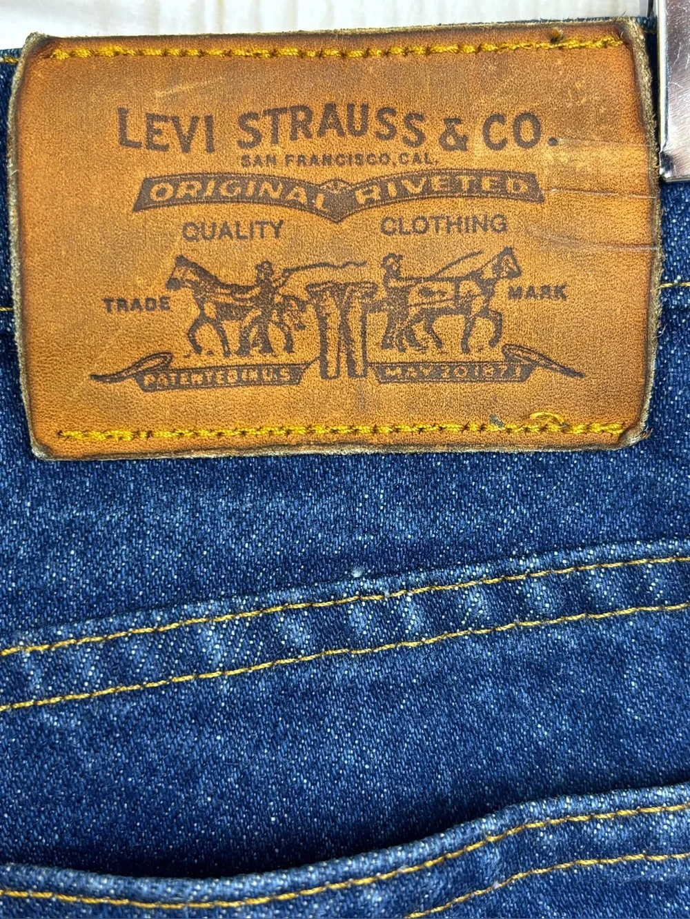 Vintage Levi's Orange Tab 80's 506 Straight Leg USA Men’s Jeans Indigo Sz 30x32